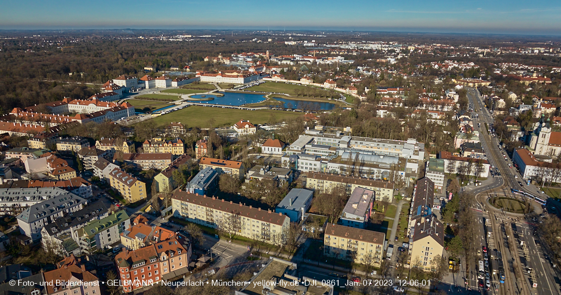 07.01.2023 - Umgebung vom Schloß Nymphenburg